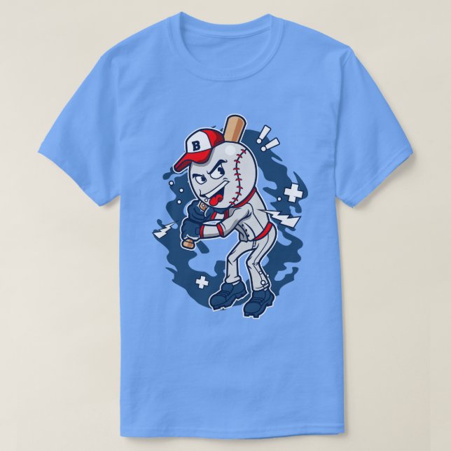CAMISETA BASEBALL MASCOT (Frente do Design)