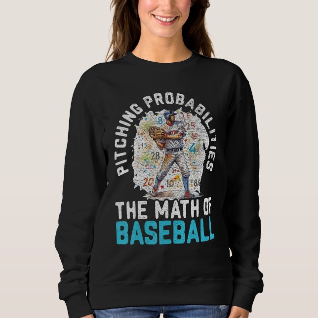 Camiseta Baseball Math Teacher Mathematician Sport Baseball (Frente)