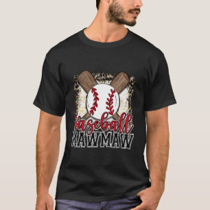 Camiseta Baseball Mawmaw Leopard Baseball Family