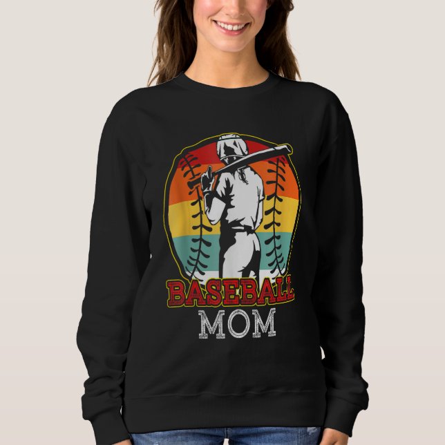 Camiseta Baseball Mom Softball Mother Team Sports  For Wome (Frente)