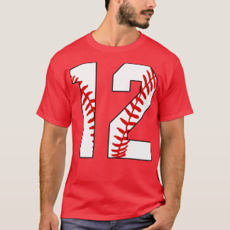 Camiseta Baseball Número 12 12 Baseball Jersey Pl Favorito