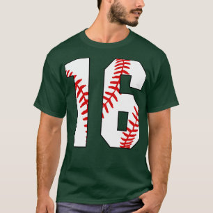 Camiseta Baseball Número 16 16 Baseball Jersey Pl Favorito