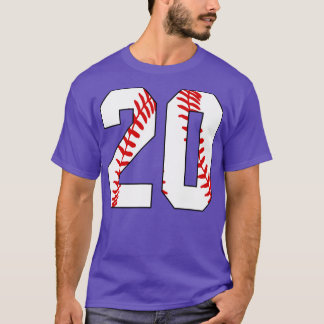 Camiseta Baseball Número 20 20 Baseball Jersey Pl Favorito