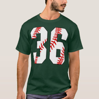Camiseta Baseball Número 36 36 Beball Jersey Pl Favorito