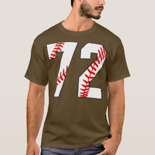 Camiseta Baseball Número 72 72 Pl Favorito De Baseball Jers