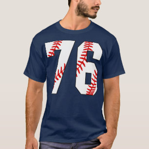 Camiseta Baseball Número 76 76 Pl Favorito De Baseball Jers