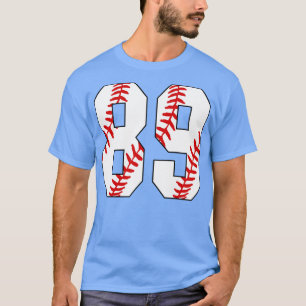 Camiseta Baseball Número 89 89 Baseball Jersey Pl Favorito