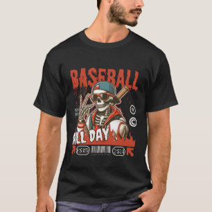 Camiseta Baseball o dia todo