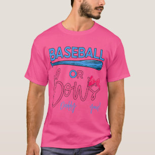 Camiseta Baseball Ou Arco Gênero Revela Ideia De Festa Para