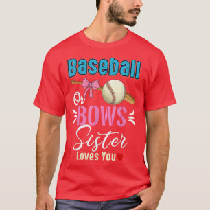 Camiseta Baseball Ou Arcos Irmã Te Ama Sexo Reveal T-