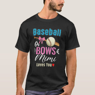 Camiseta Baseball Ou Arcos Que Mimi Ama Sua Revelação De 