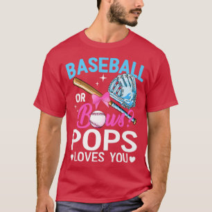Camiseta Baseball Ou Pop De Arcos Te Ama Sexo Revele Rosa