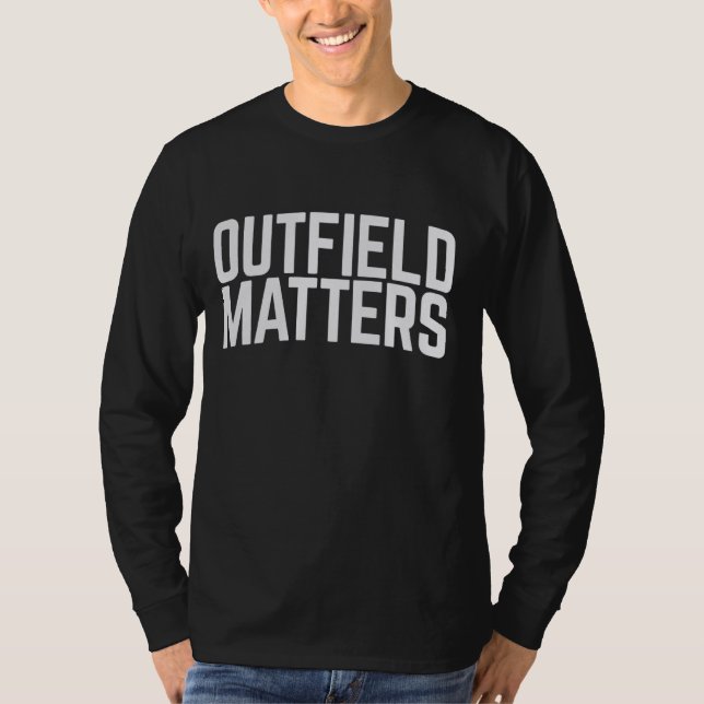 Camiseta Baseball Outfield Matéria Outfield Profissional Ou (Frente)