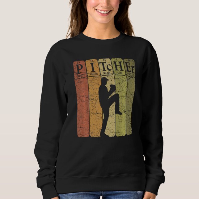 Camiseta Baseball Periodic Table Elements Nerd Baseball Pit (Frente)