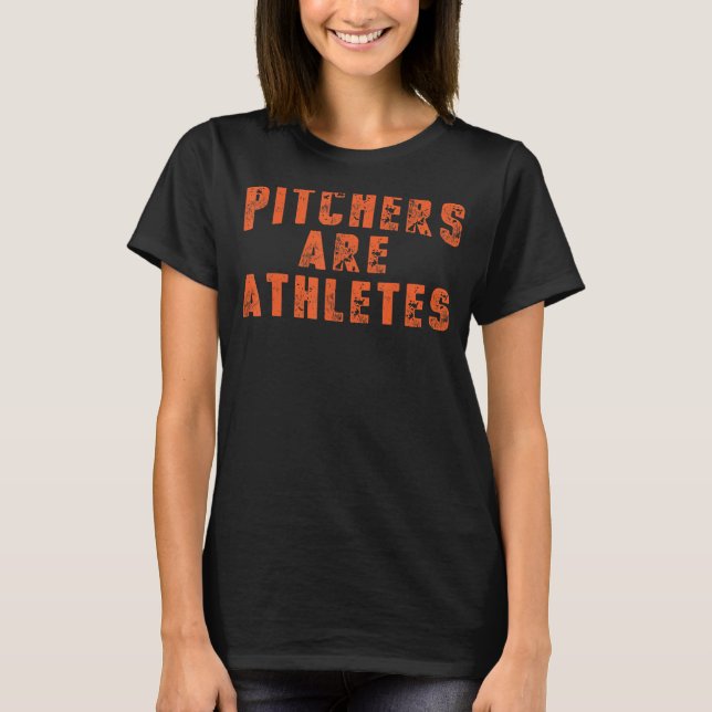 Camiseta Baseball Pitchers são Atletas Profissionais Baseba (Frente)