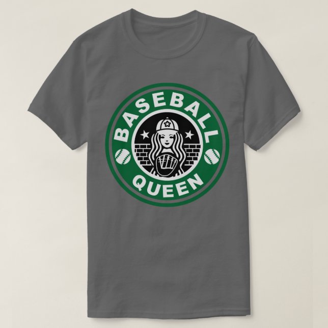 CAMISETA BASEBALL QUEEN (Frente do Design)