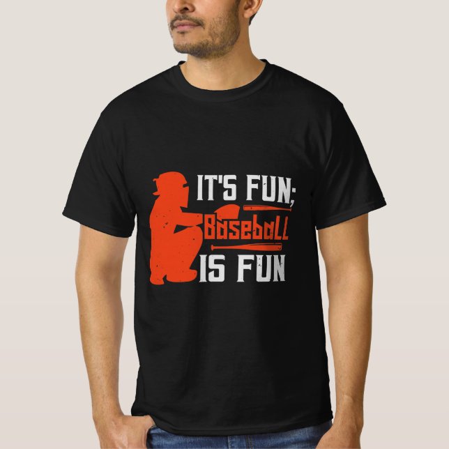 Camiseta Baseball Quotes  Baseball Fan Gift (Frente)