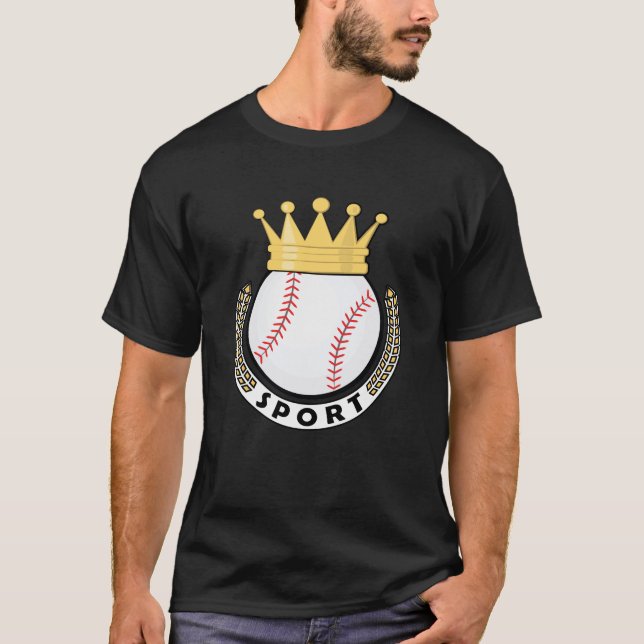 Camiseta Baseball - Rei Esportivo (Frente)