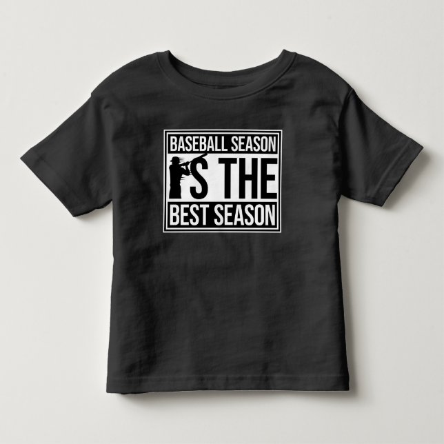 Camiseta Baseball Season Is The Best Season Fan Sport Game (Frente)