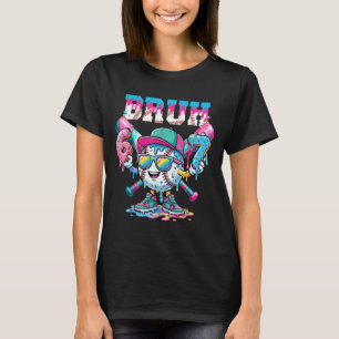 Camiseta Baseball Seis Sete 67 6 7 Meme Engraçado Sorvete M