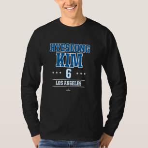 Camiseta Baseball Star Hyeseong Kim Los Angeles MLBPA