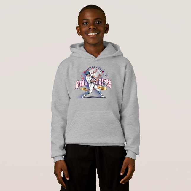 Camiseta Baseball Stars & Stripes | Crianças (Frente Completa)
