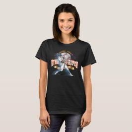 Camiseta Baseball Stars & Stripes (modo escuro) | Mulheres