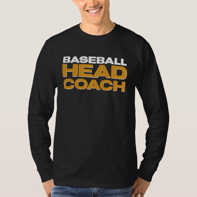 Camiseta Baseball Team Head Coach (Frente)