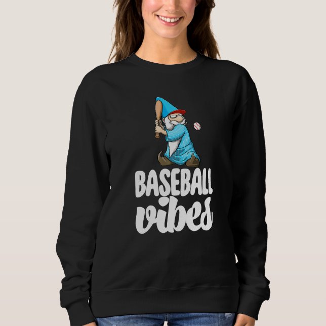 Camiseta Baseball Vibes Gnome  Baseball Game Celebration Wo (Frente)
