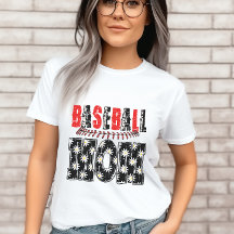 Baseball Vintage - Padrão Floral Afetado Pela Mãe