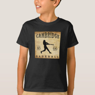 Camiseta Basebol 1866 de Cambridge Massachusetts