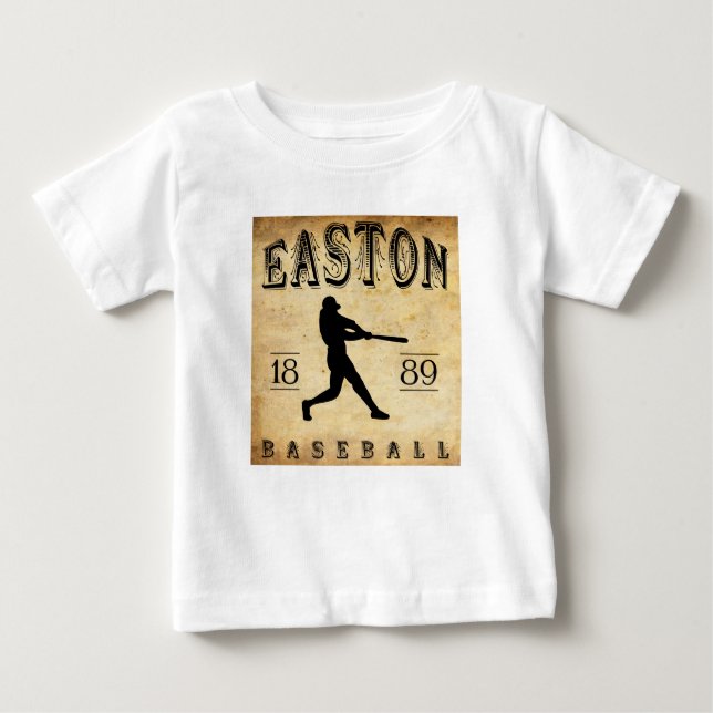 Camiseta Basebol 1889 de Easton New-jersey (Frente)