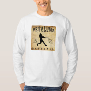 Camiseta Basebol 1894 de Petaluma Califórnia