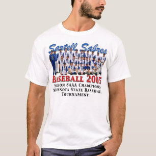 Camiseta Basebol 2005 do sabre de Sartell