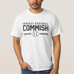 Camiseta Basebol Commish da fantasia