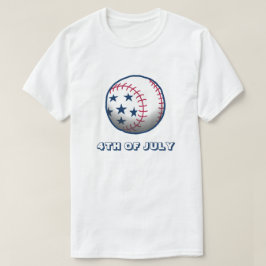 Camiseta Basebol de 4 de Julho