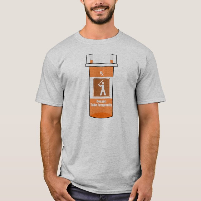 Camiseta Basebol é Minha Droga (Frente)