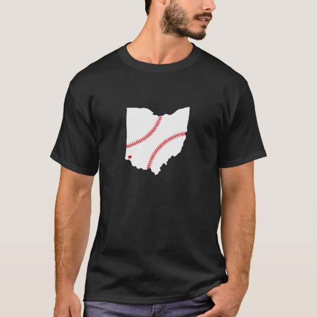 Camiseta Basebol em Ohio (Frente)