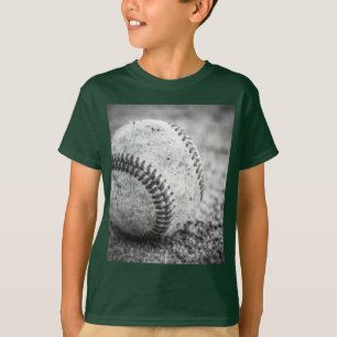 Camiseta Basebol em preto e branco