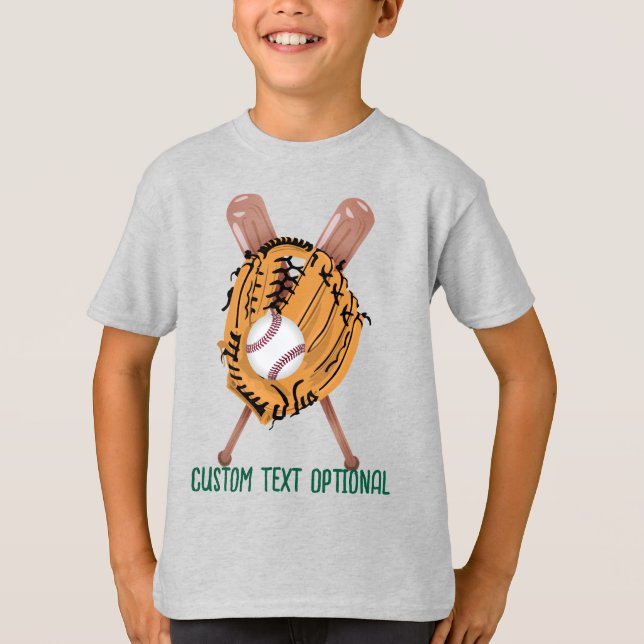 Camiseta Basebol, Luvas e Tacos (Frente)