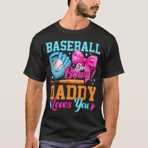 Camiseta Basebol Ou Arcos Seu Papai Te Ama Revelação De Gên