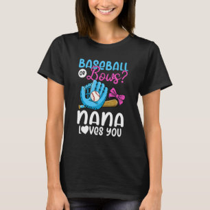 Camiseta Basebol Ou Arcos Vovó Te Ama Rosa ou Azul Gende