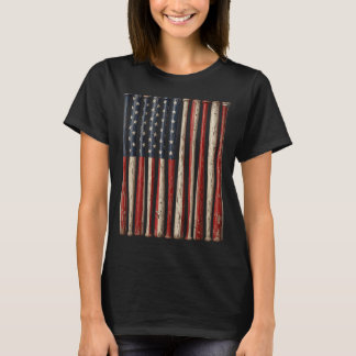 Camiseta Basebol Patriótico Bandeira Americana EUA 4 de Jul