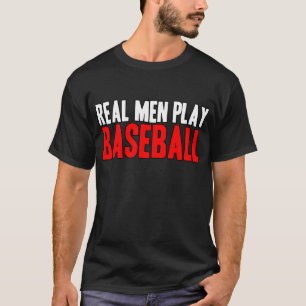 Camiseta Basebol real do jogo dos homens