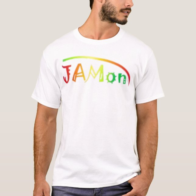 Camiseta Basebol T de JAMon - Capas amarelas (Frente)