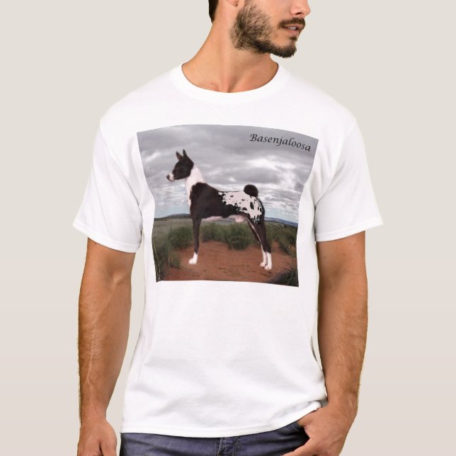 Camiseta Basenjaloosa preto (Frente)