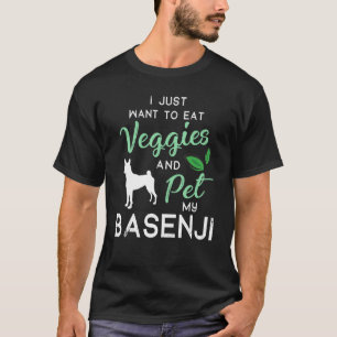 Camiseta Basenji Funny Vegan Proprietário do Cachorro Xmas