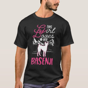 Camiseta Basenji Girl Congo Terrier Nyam Nyam Terriers
