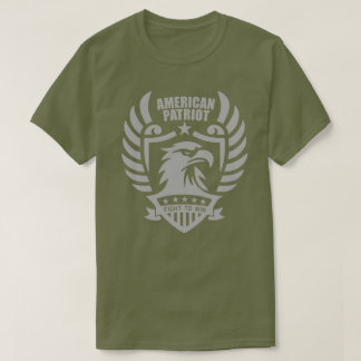 Camiseta Básica American Patriot (Verde Fatiga)