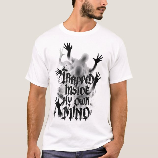 camiseta básica assombrada (Frente)